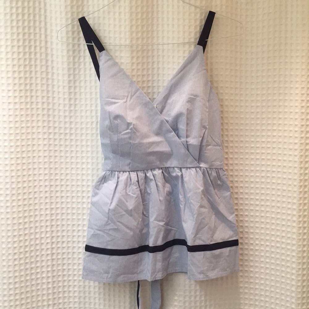 Peplum Spaghetti Strap Top